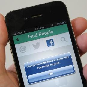 Facebook Explains Why Vine Can’t Access Your Friends